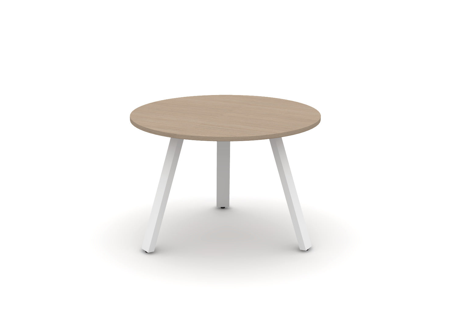 Round Angled-Leg Table