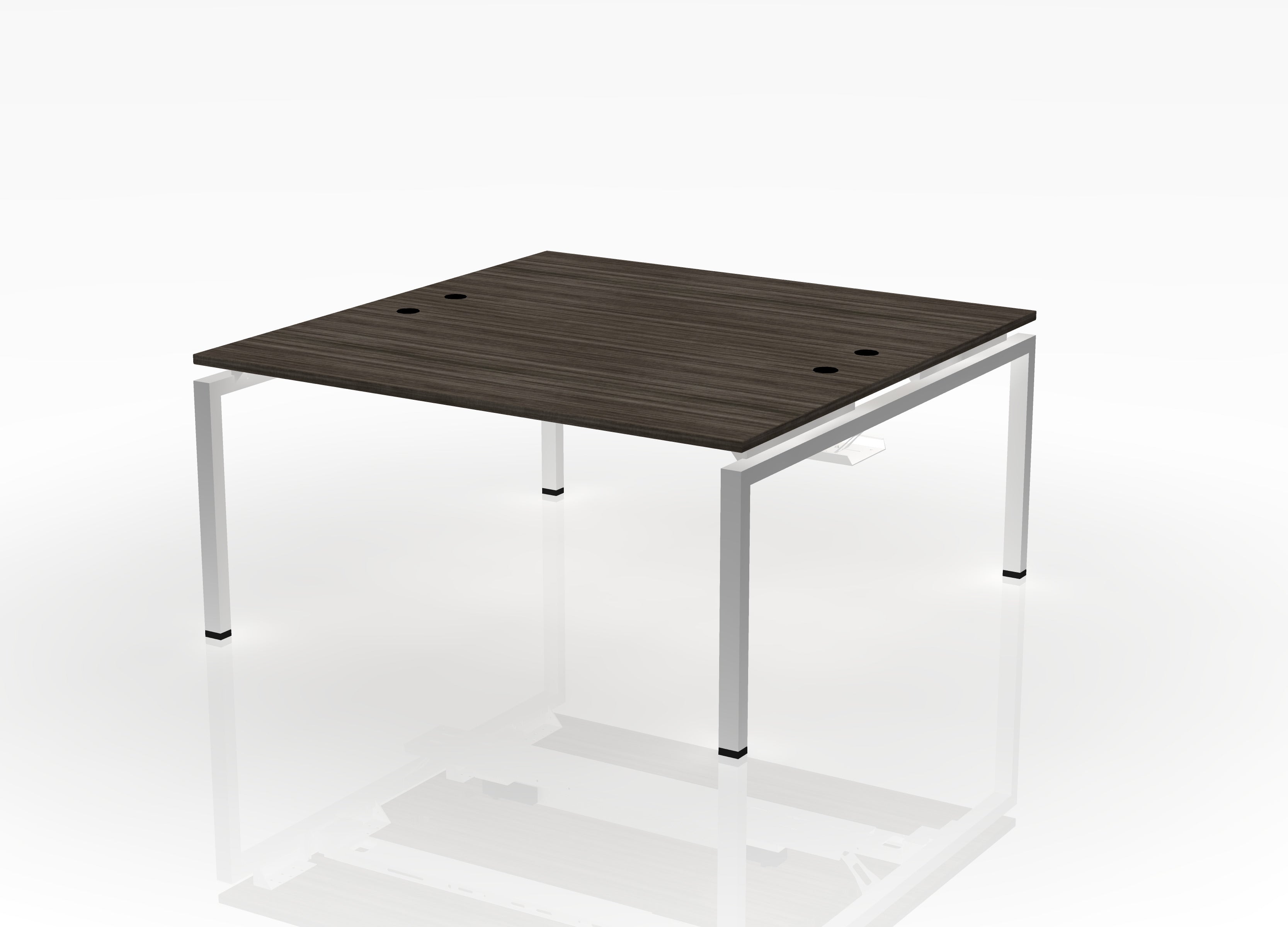 Blade Desk - 24" Deep - Pod of 2 - With Dividers