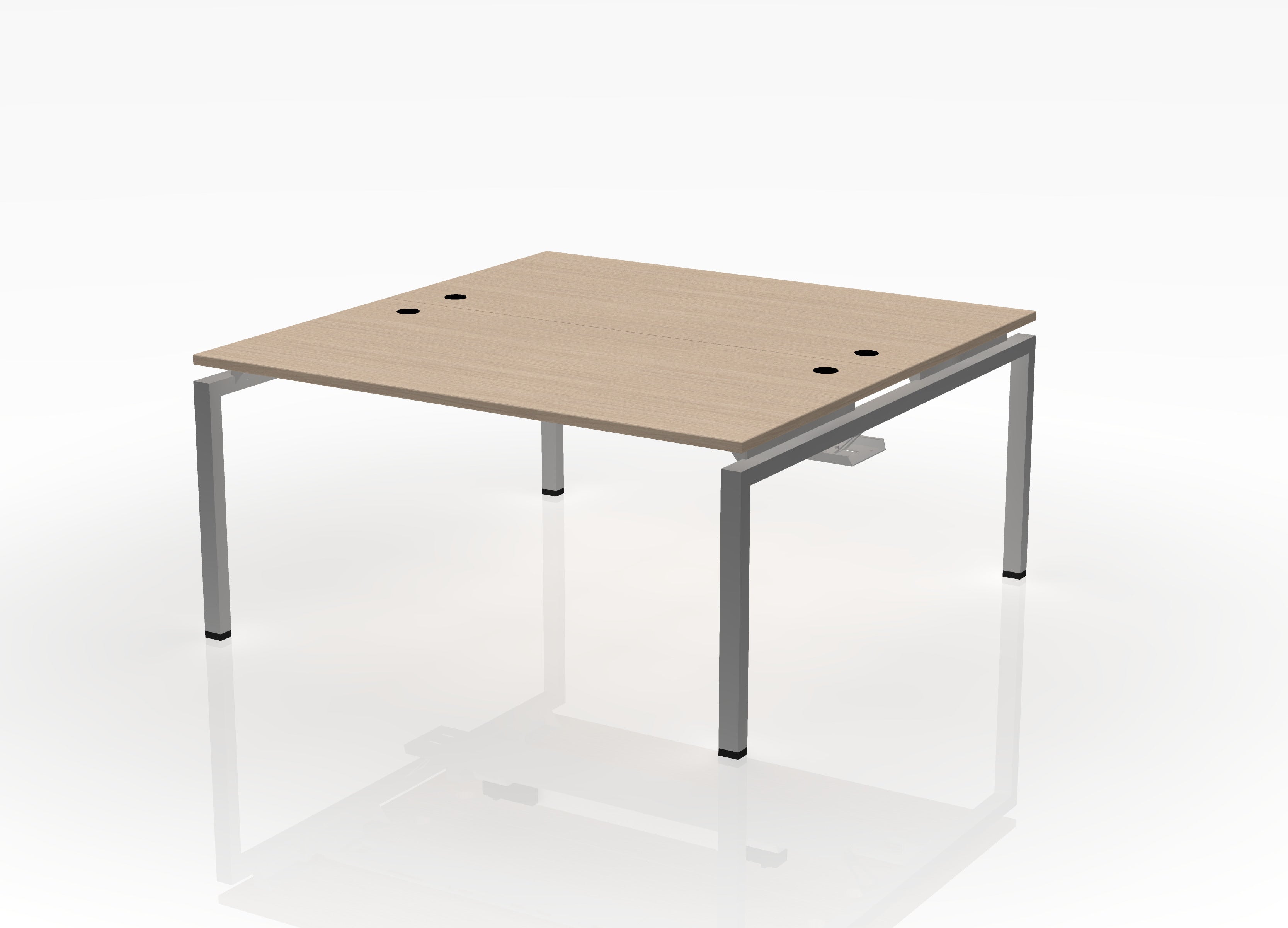 Blade Desk - 24" Deep - Pod of 2 - With Dividers