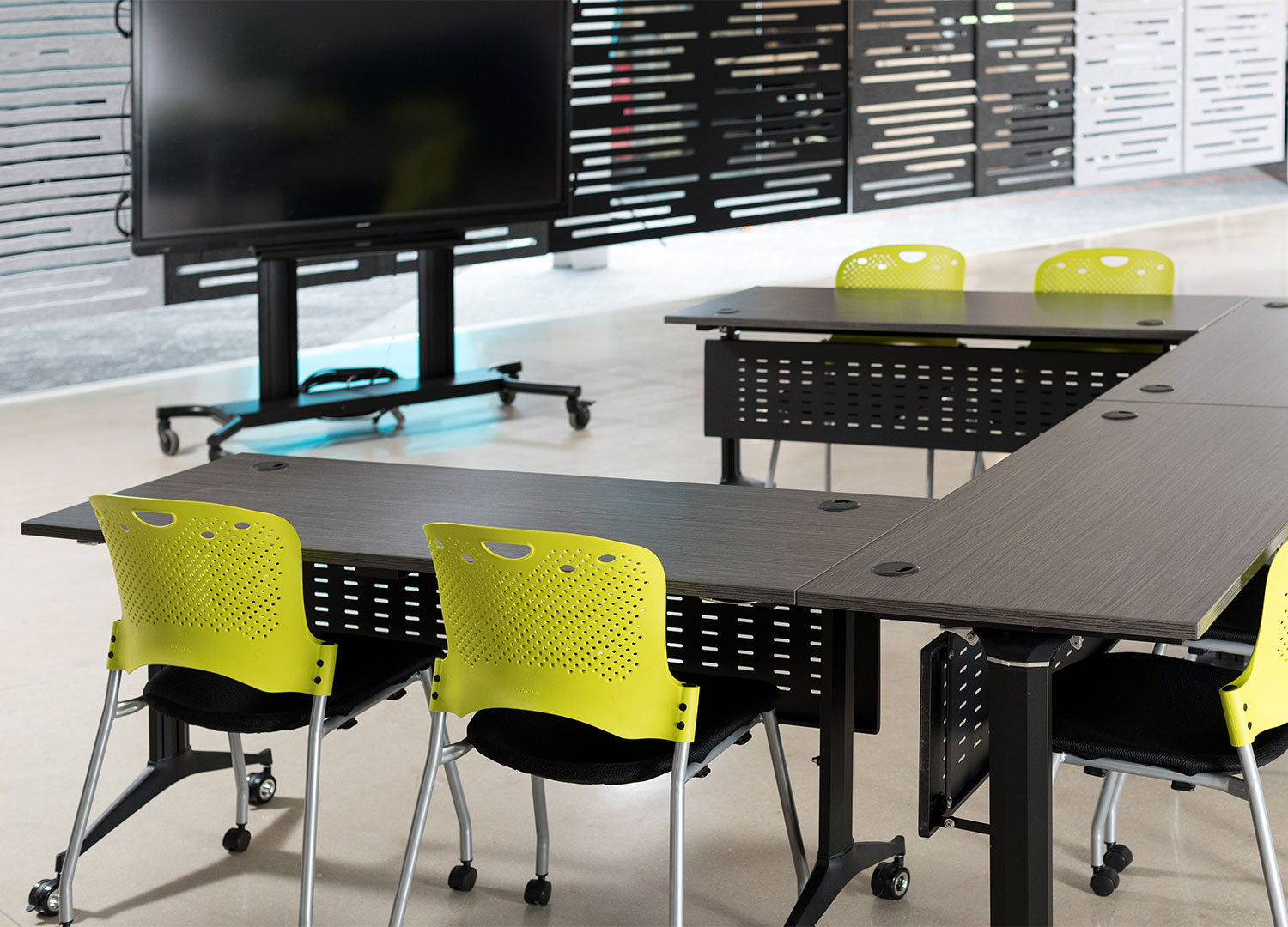 Optima Training Table with Modesty Panel