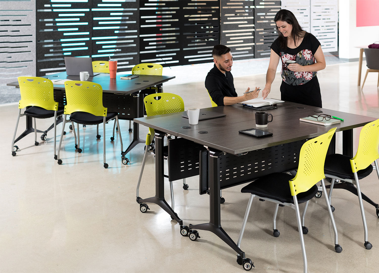 Optima Training Table with Modesty Panel