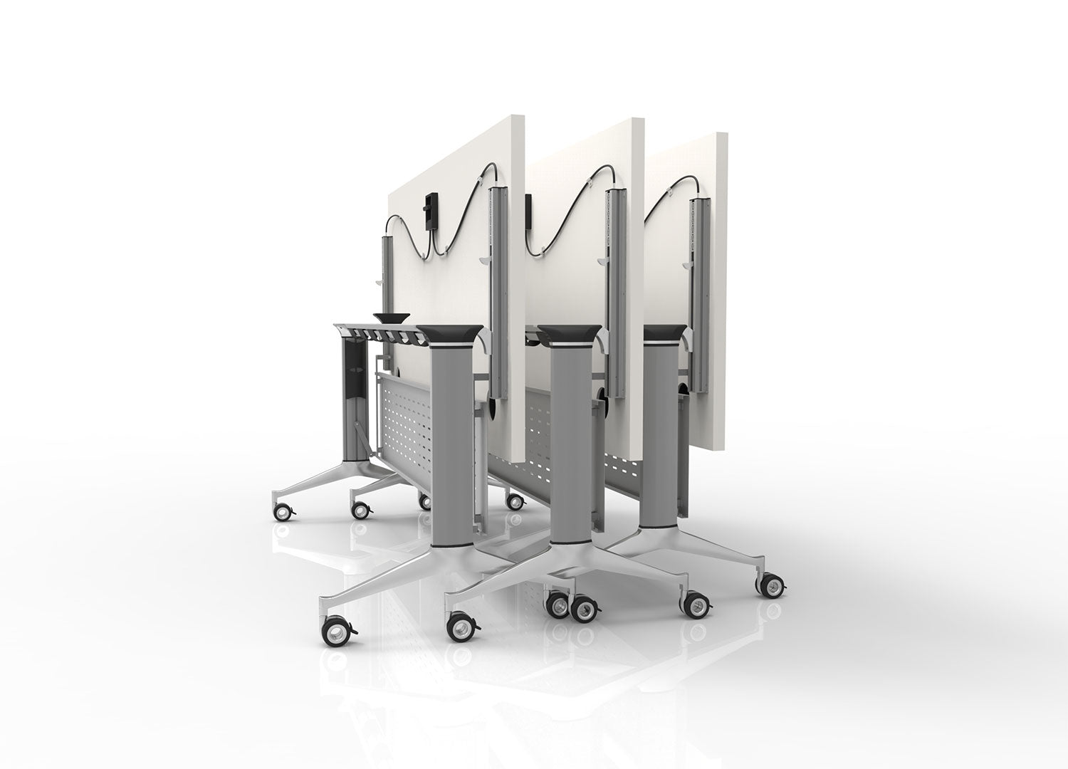 Optima Training Table with Modesty Panel
